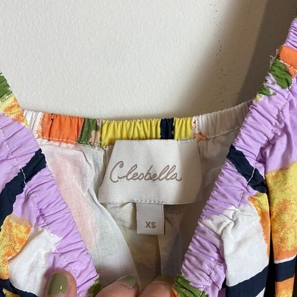 Cleobella lona Mini Dress Saffron Hale Print Size XS - Picture 3 of 9